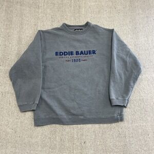 Vintage Eddie Bauer sweatshirt mens Medium Gray 1990s Canada